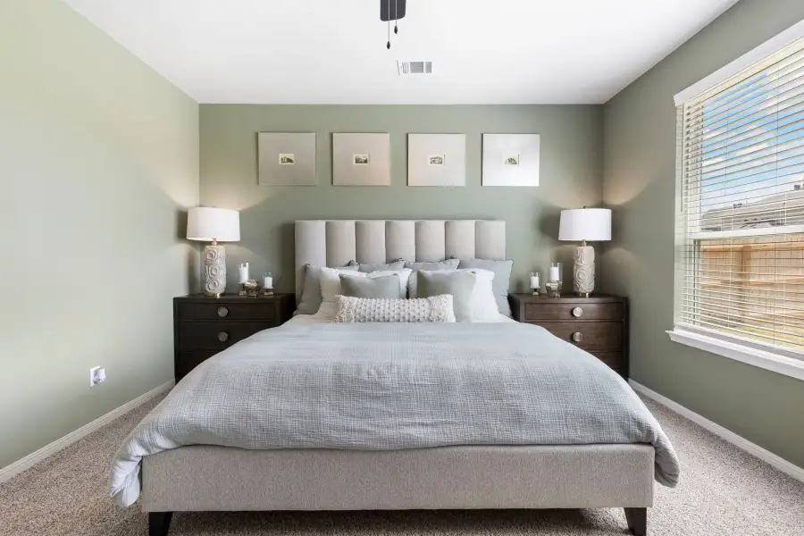 Furnished interior view inside a new home in Heartland at Creek Meadows, College Station (Image 27). Furnished interior view inside a new home in Heartland at Creek Meadows, College Station (Image 27).
