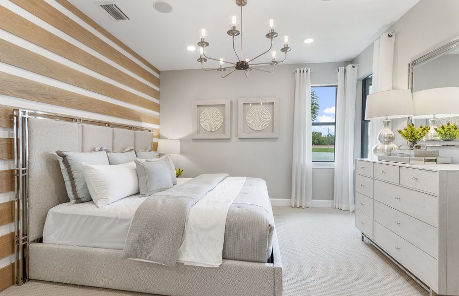 Representative furnished interior of a home built from the Seagrove by DiVosta in Talon Preserve on Palmer Ranch, Nokomis (Image 21).