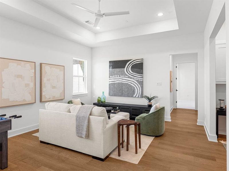 Furnished interior view inside a new home in , Gunter (Image 9).