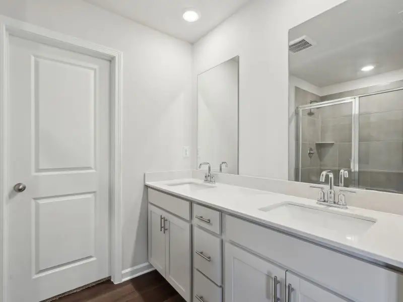 Furnished interior view inside a new home in Preserve at Mountain Creek, Pendergrass (Image 5).