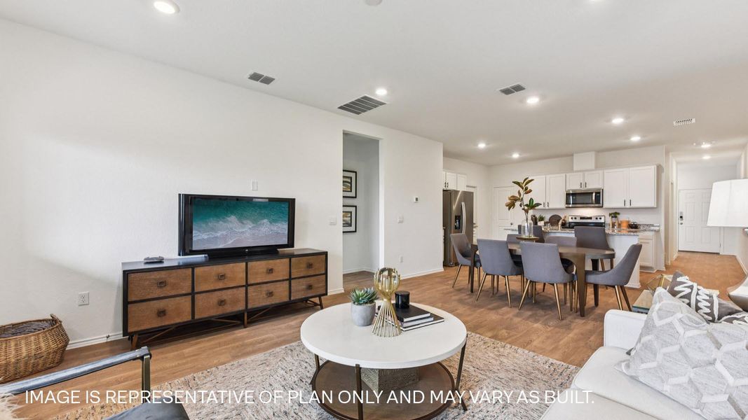 Furnished interior view inside a new home in Palomino, Manor (Image 8).