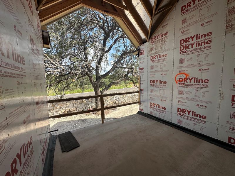 Rear Covered Patio & Backyard