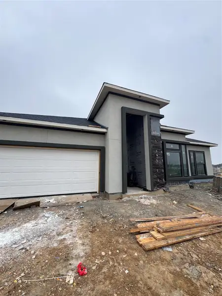 In-progress construction of a new home in Katy Court 60', Katy, TX (Image 9).