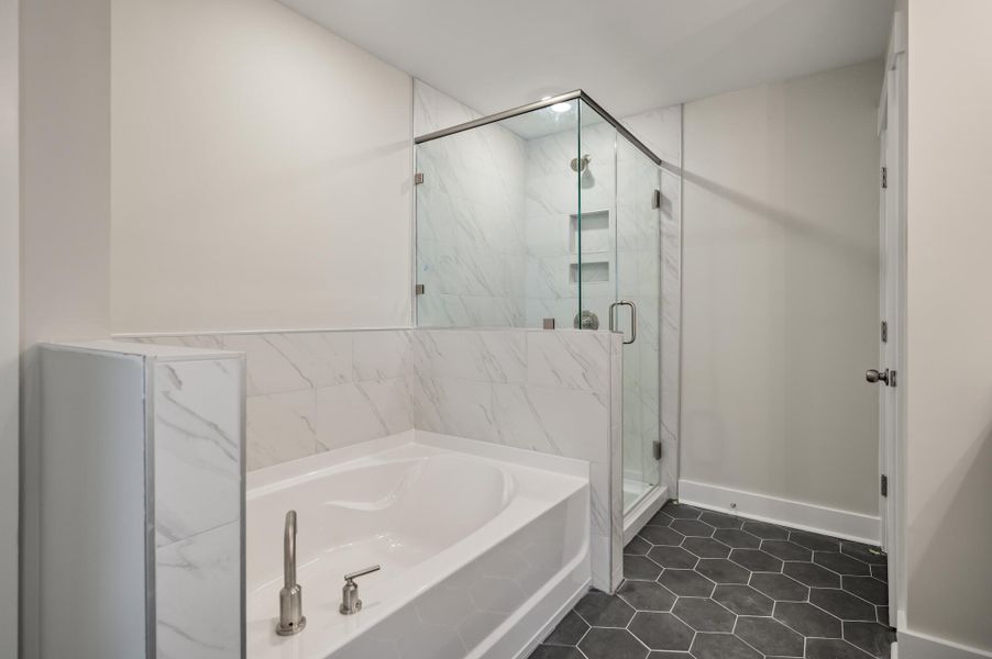 Furnished interior view inside a new home in The Bluffs at Pinefield Townhomes, Charleston (Image 11).