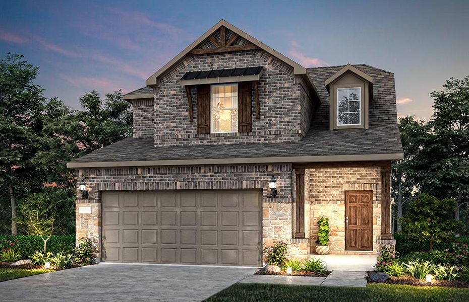 NEW CONSTRUCTION: Beautiful two-story home available at Spiritas Ranch in Little Elm