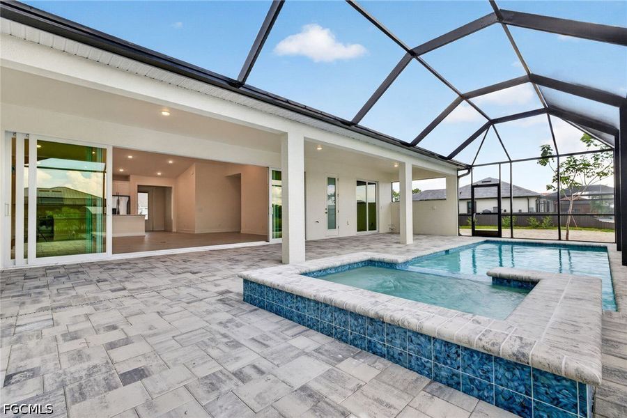 Exterior details and patio area of a home in Cape Coral, Cape Coral (Image 3). Exterior details and patio area of a home in Cape Coral, Cape Coral (Image 3).