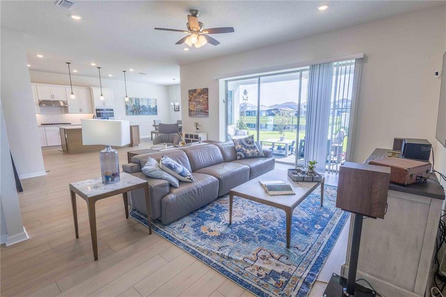 Furnished interior view inside a new home in Parkview Reserve, Orlando (Image 30). Furnished interior view inside a new home in Parkview Reserve, Orlando (Image 30).