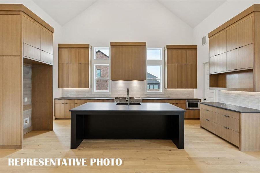 Truly a chef's dream kitchen!  REPRESENTATIVE PHOTO