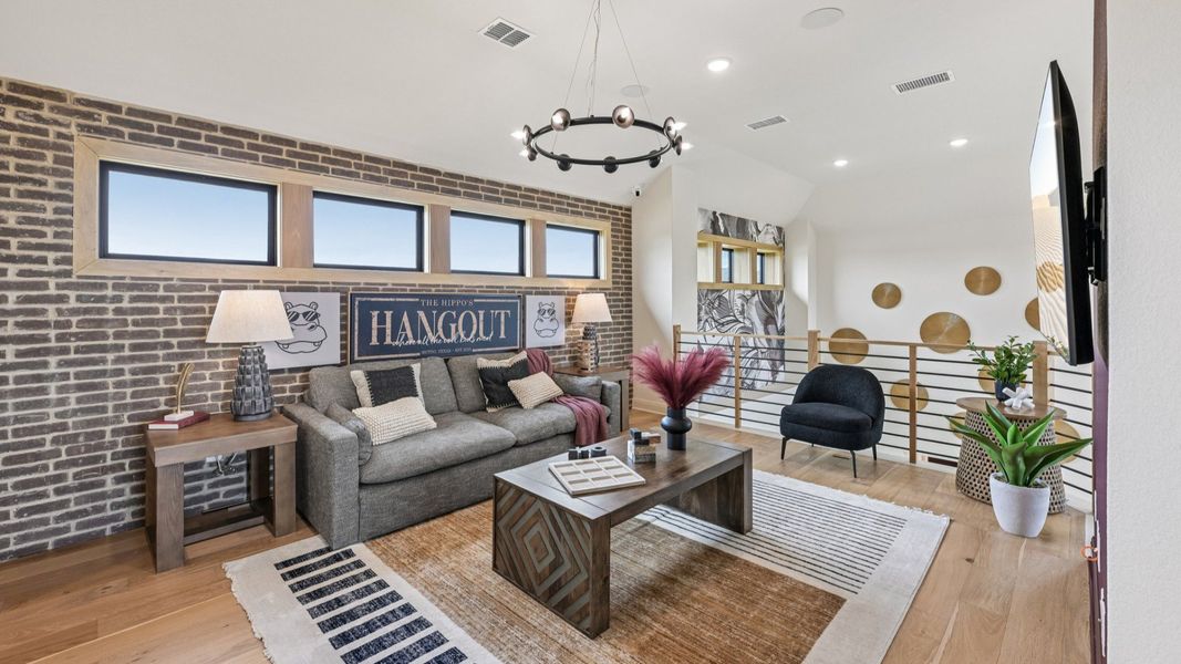 Representative furnished interior of a home built from the Hemingway I by DRB Homes in Flora, Hutto (Image 14). Representative furnished interior of a home built from the Hemingway I by DRB Homes in Flora, Hutto (Image 14).