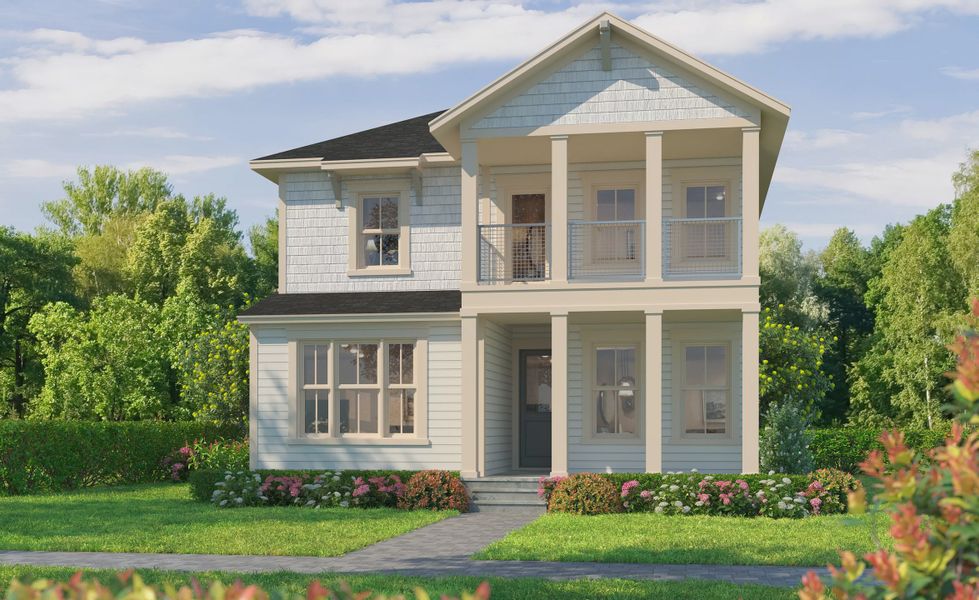Representative exterior photo of a completed home built from the Maui by ICI Homes in Laureate Park, Orlando, FL (Image 5).