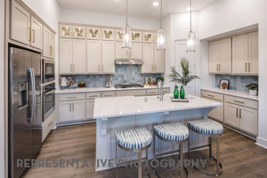 Furnished interior view inside a new home in Sandbrock Ranch, Aubrey (Image 7).