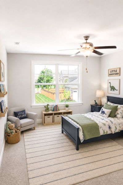 Furnished interior view inside a new home in Weybridge, Burlington (Image 9).