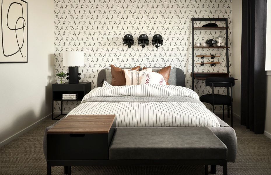 Representative furnished interior of a home built from the Loyola by Pulte Homes in Cordovan, Longmont (Image 8).