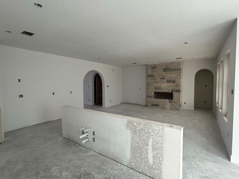 In-progress construction of a new home in , Bryan, TX (Image 5).