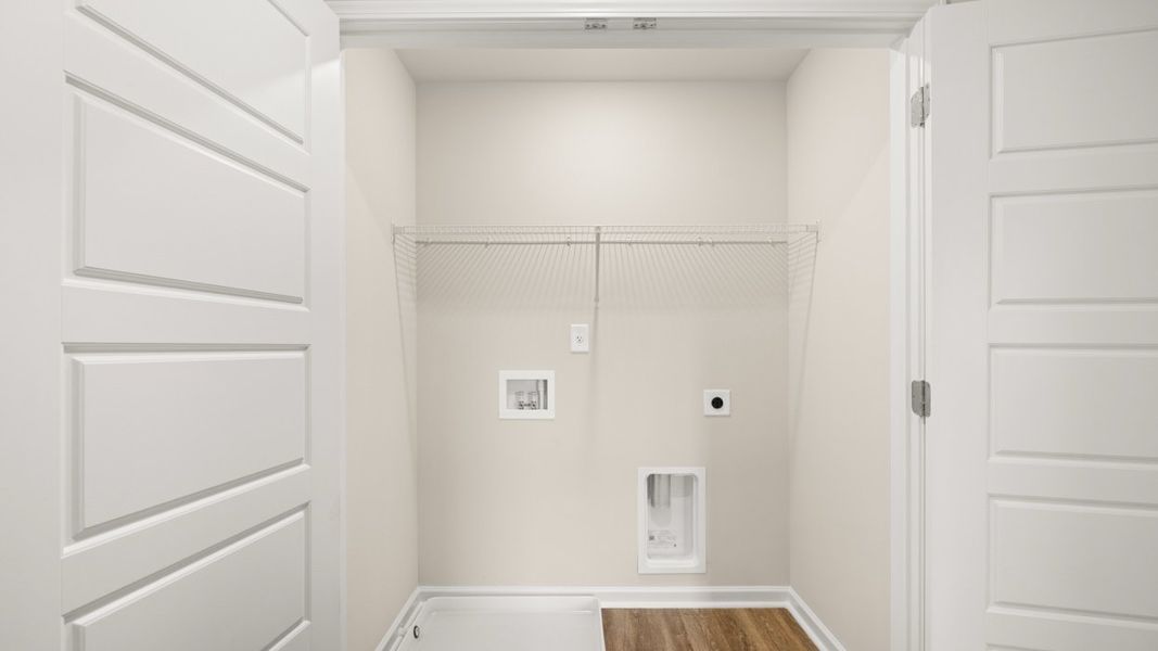 Spacious, unfurnished interior of a new home in The Gables at Agricultural Village, Perry (Image 22).