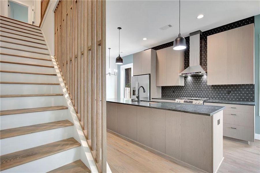 Furnished interior view inside a new home in , Atlanta (Image 32).