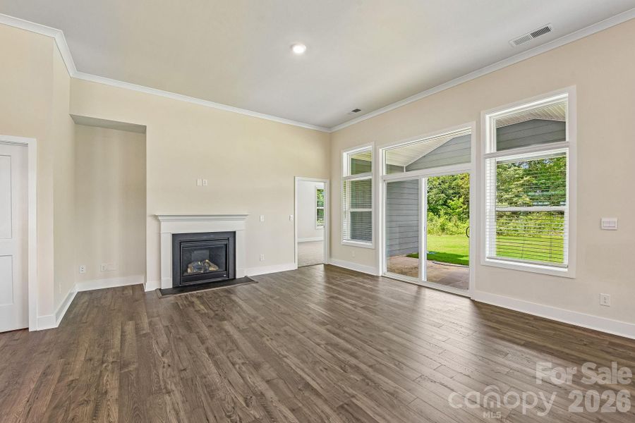 Spacious, unfurnished interior of a new home in Sanctuary at Southgate, Indian Trail (Image 13).