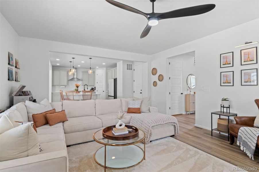 Furnished interior view inside a new home in , Aurora (Image 9).