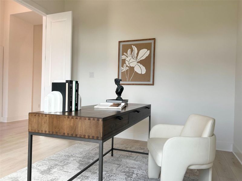 Study at Front of Home