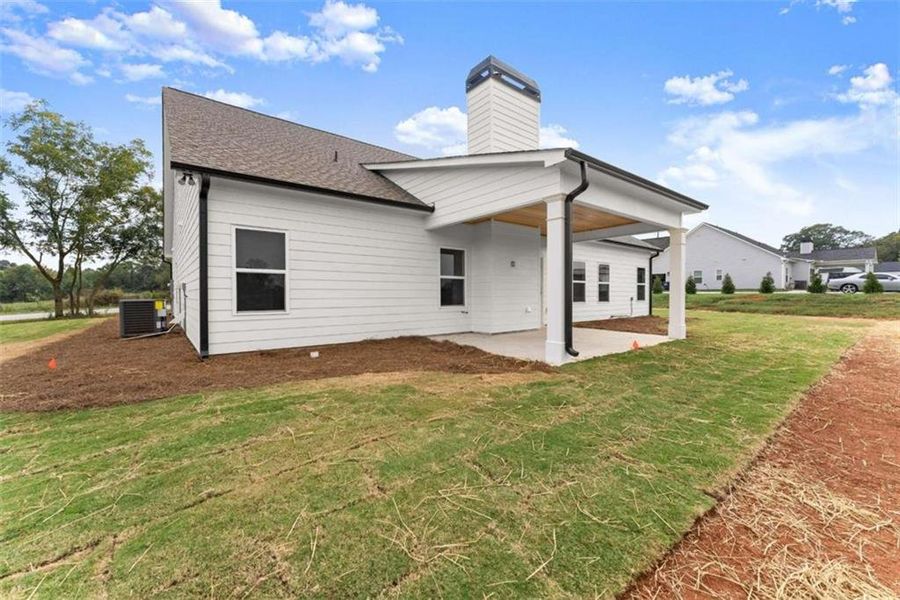 Front exterior of a new home in , Maysville, GA, highlighting curb appeal (Image 23). Front exterior of a new home in , Maysville, GA, highlighting curb appeal (Image 23).