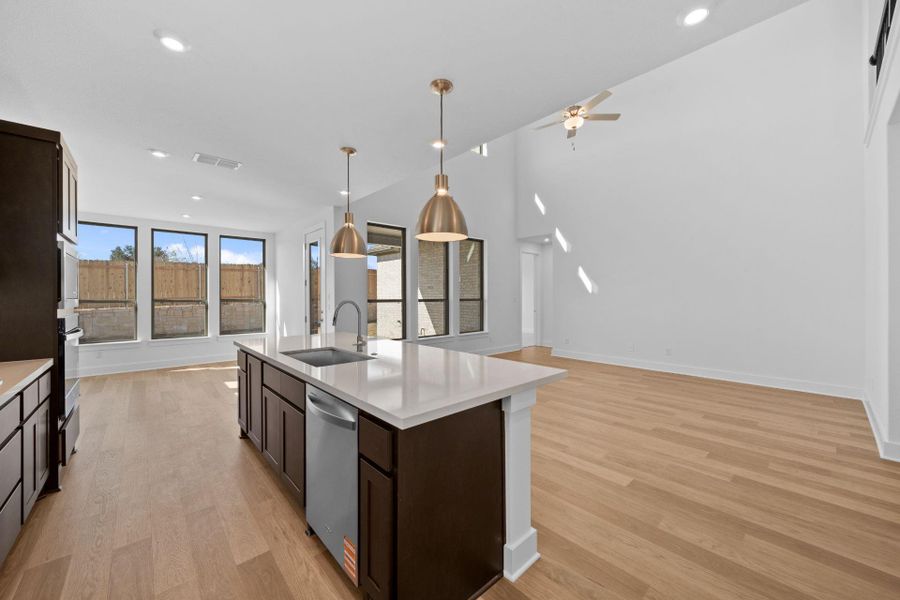 Open concept floorplan