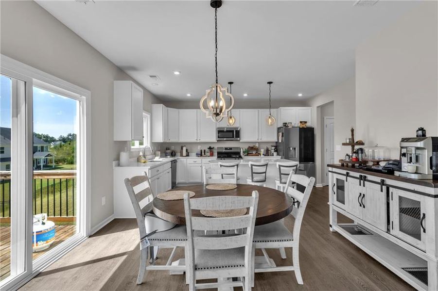 Furnished interior view inside a new home in Twin Lakes, Hoschton (Image 16).