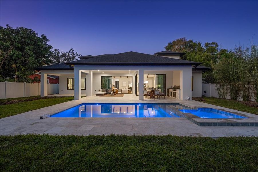 Exterior details and patio area of a home in , Orlando (Image 3). Exterior details and patio area of a home in , Orlando (Image 3).