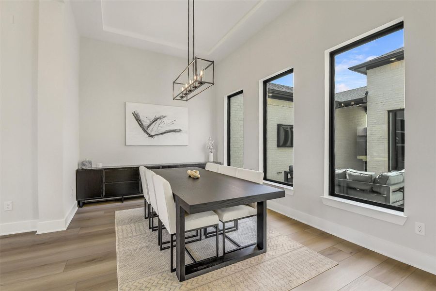 Furnished interior view inside a new home in Bridgeland 45', 50', 70', Cypress (Image 14). Furnished interior view inside a new home in Bridgeland 45', 50', 70', Cypress (Image 14).