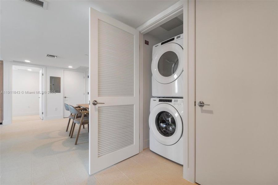 Furnished interior view inside a new home in , Miami (Image 13).