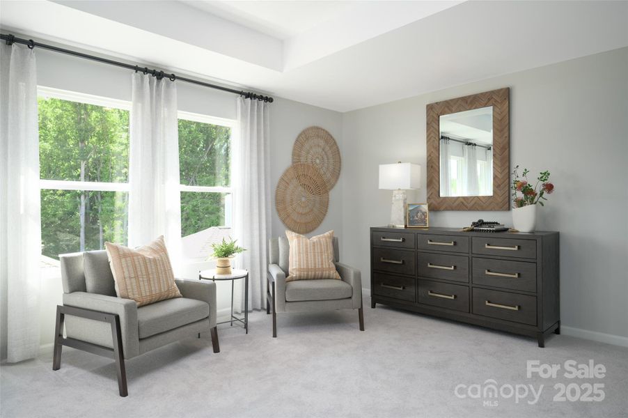 Furnished interior view inside a new home in North Creek Village, Huntersville (Image 17).