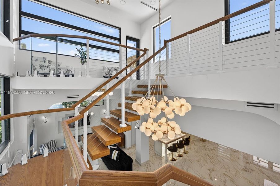 Furnished interior view inside a new home in , Biscayne Park (Image 42).