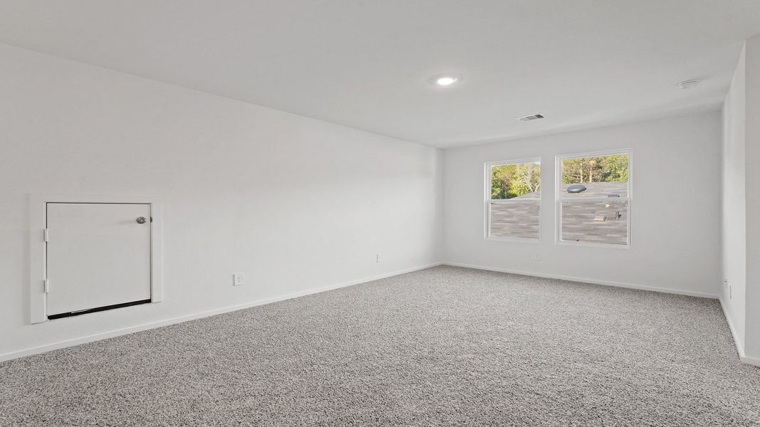 Representative unfurnished interior of a home built from the Midland by D.R. Horton in New Waverly Station, New Waverly (Image 20).