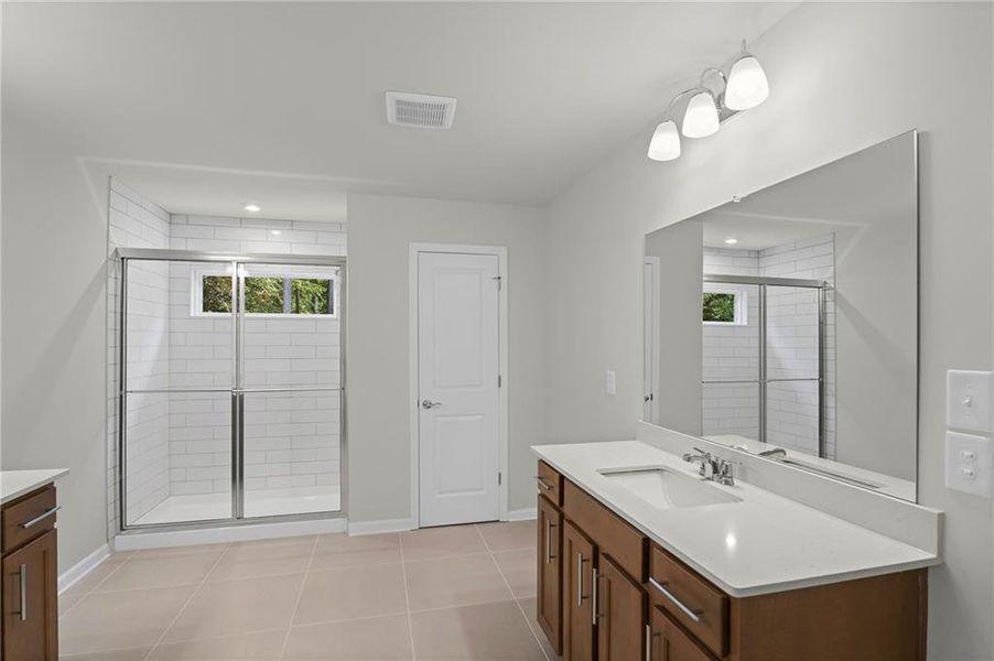 Furnished interior view inside a new home in Ansley Towns, Cumming (Image 7). Furnished interior view inside a new home in Ansley Towns, Cumming (Image 7).