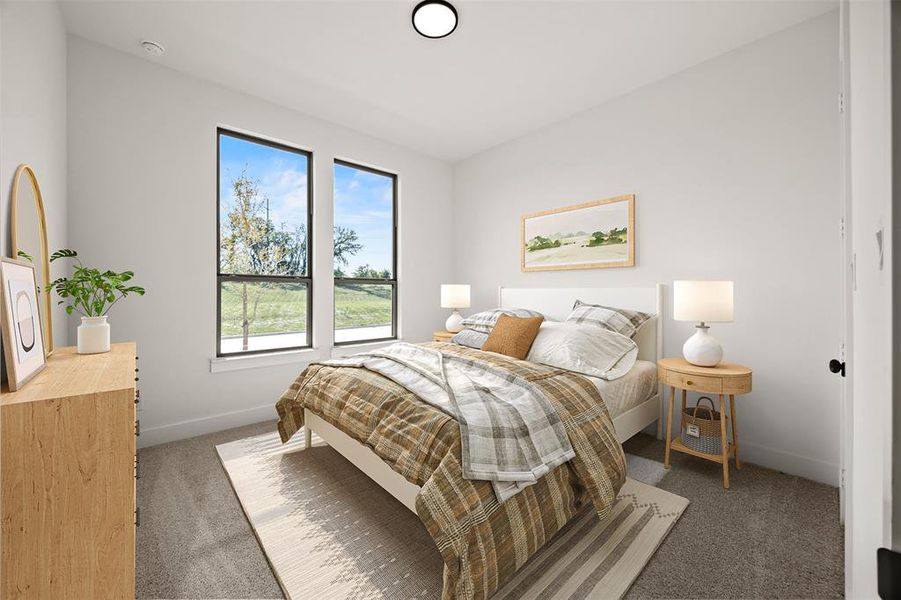 Furnished interior view inside a new home in Chatham Reserve, Providence Village (Image 20). Furnished interior view inside a new home in Chatham Reserve, Providence Village (Image 20).