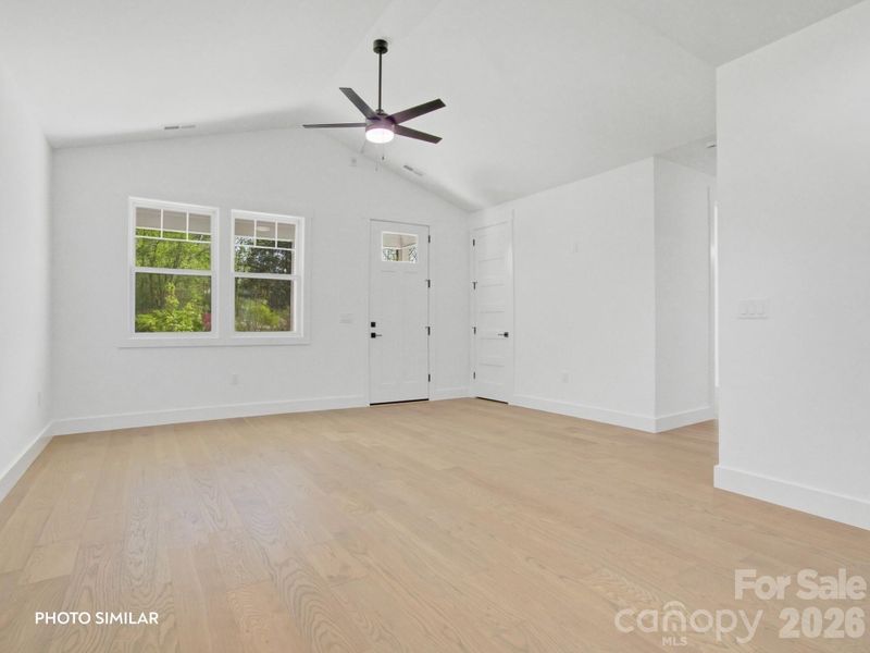 Spacious, unfurnished interior of a new home in , Hendersonville (Image 8).