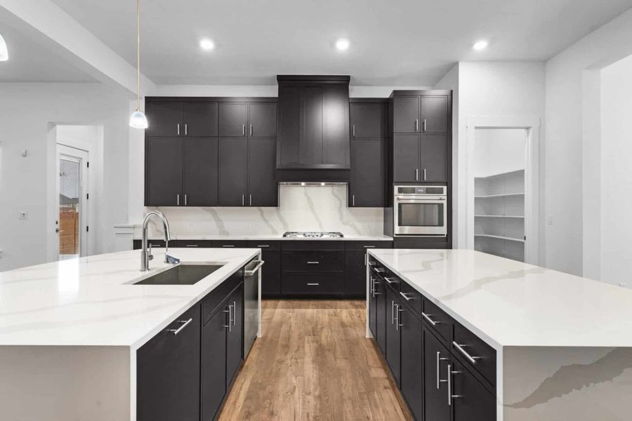 Furnished interior view inside a new home in Broken Oak, Georgetown (Image 7). Furnished interior view inside a new home in Broken Oak, Georgetown (Image 7).