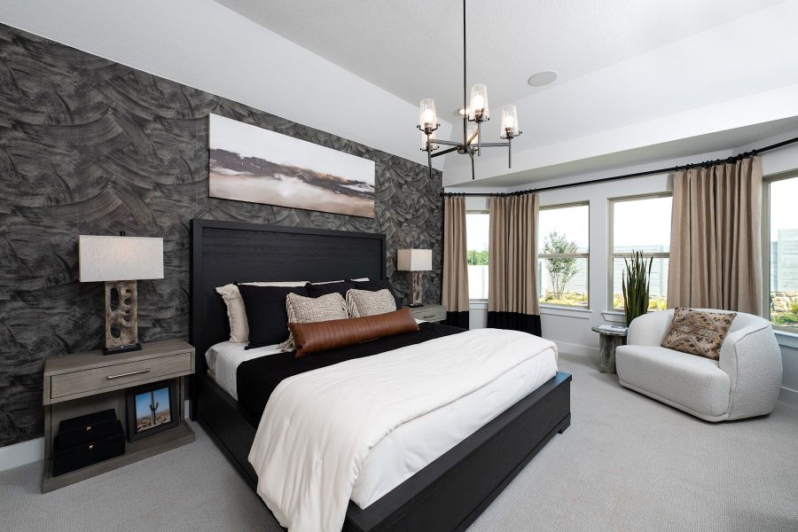 Representative furnished interior of a home built from the Emery by Tri Pointe Homes in Painted Tree, McKinney (Image 6).