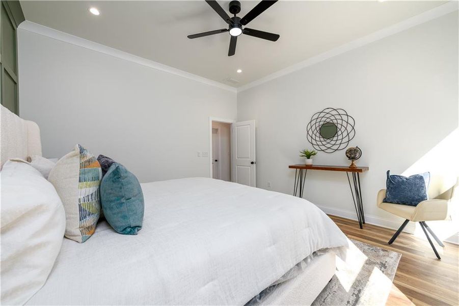 Furnished interior view inside a new home in , Atlanta (Image 14).