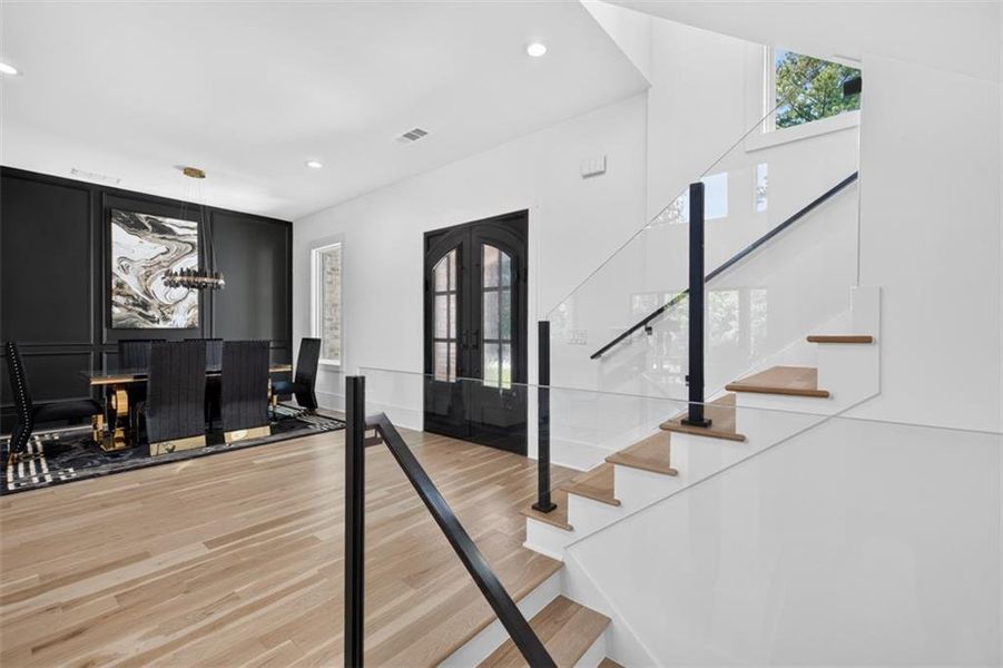 Furnished interior view inside a new home in , Buford (Image 101).