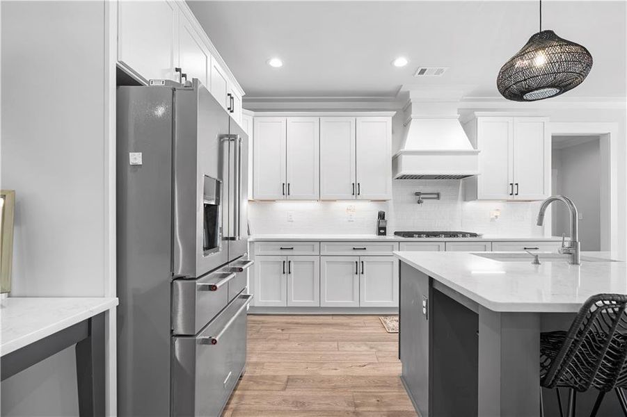 Furnished interior view inside a new home in , Monroe (Image 36).