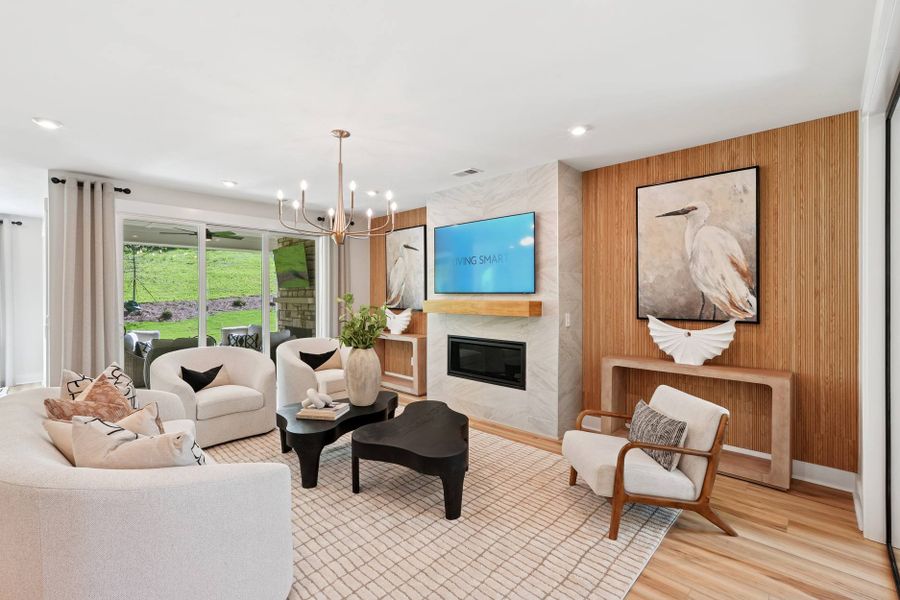 Representative furnished interior of a home built from the Sandy Lane by Tri Pointe Homes in Altis At Serenity, Fuquay Varina (Image 14).