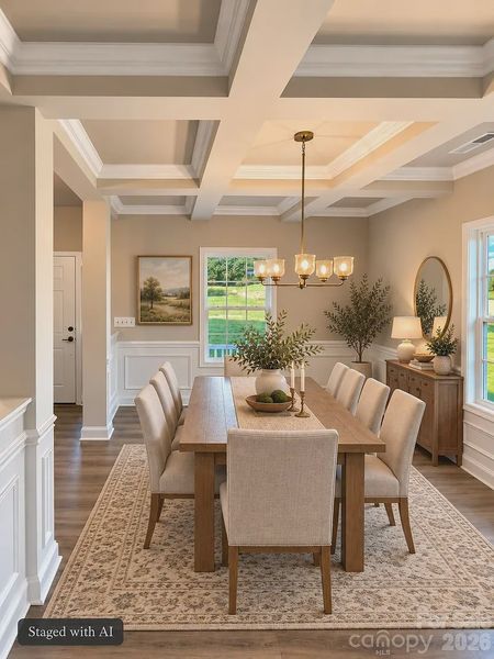 200 Fostoria Place | Albemarle, NC 28001. Built by Adams Homes - Affordable NC Home 2307 Square Feet - Foyer