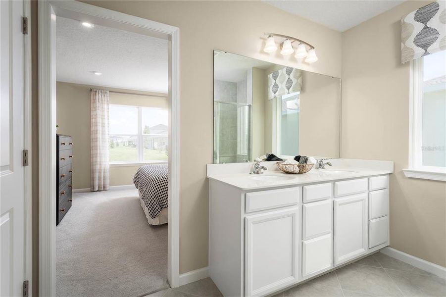 Furnished interior view inside a new home in Cypress Ridge Ranch, Wimauma (Image 14). Furnished interior view inside a new home in Cypress Ridge Ranch, Wimauma (Image 14).