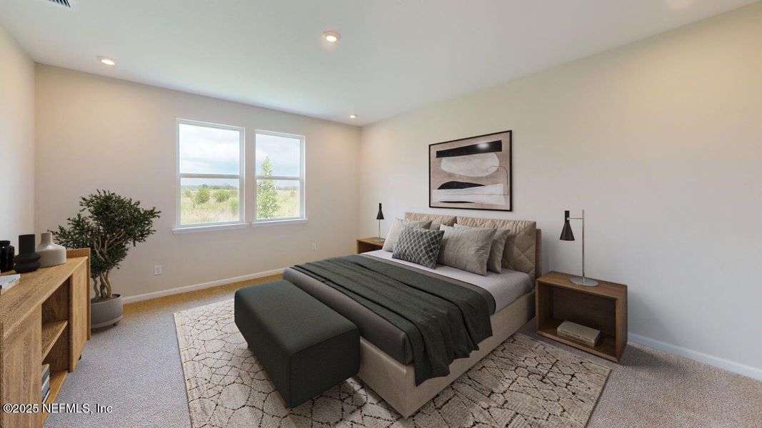 Furnished interior view inside a new home in Lakes at Bella Lago, Green Cove Springs (Image 4).