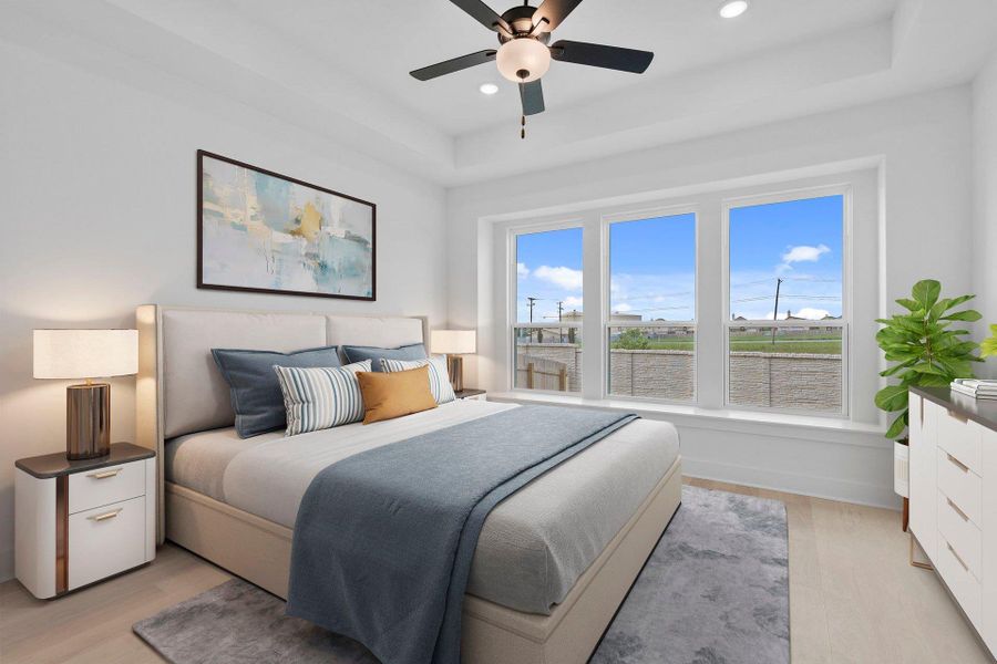 Primary Bedroom - Virtually Staged