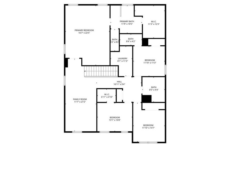 2D floor plan layout of this home in , Braselton, GA (Image 4).