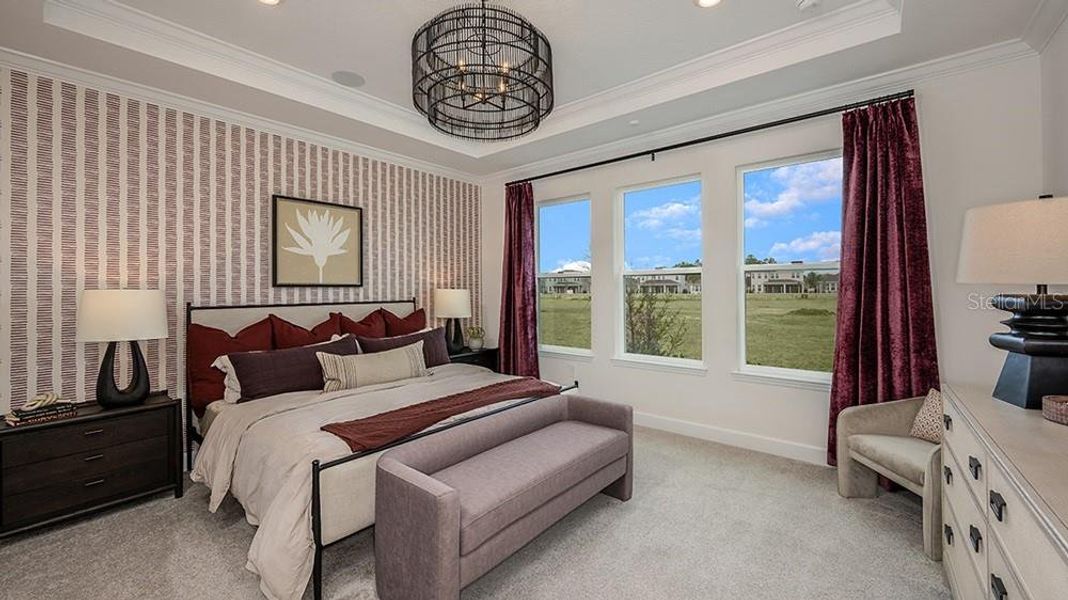 Furnished interior view inside a new home in Skye Ranch Community Group Page, Sarasota (Image 7).