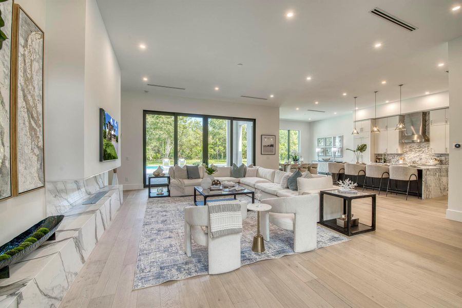 Furnished interior view inside a new home in , Palm Beach Gardens (Image 12).