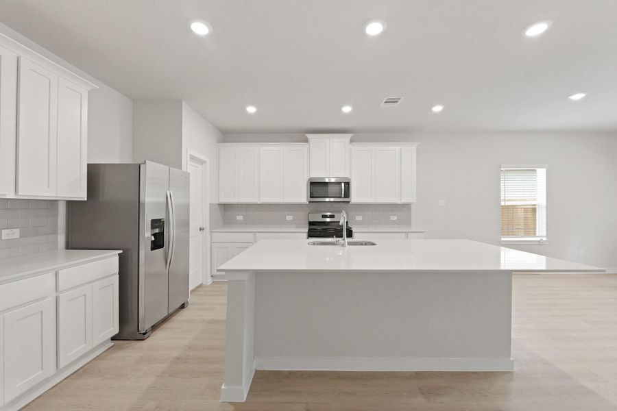 Furnished interior view inside a new home in Russell Ranch, Bay City (Image 6).