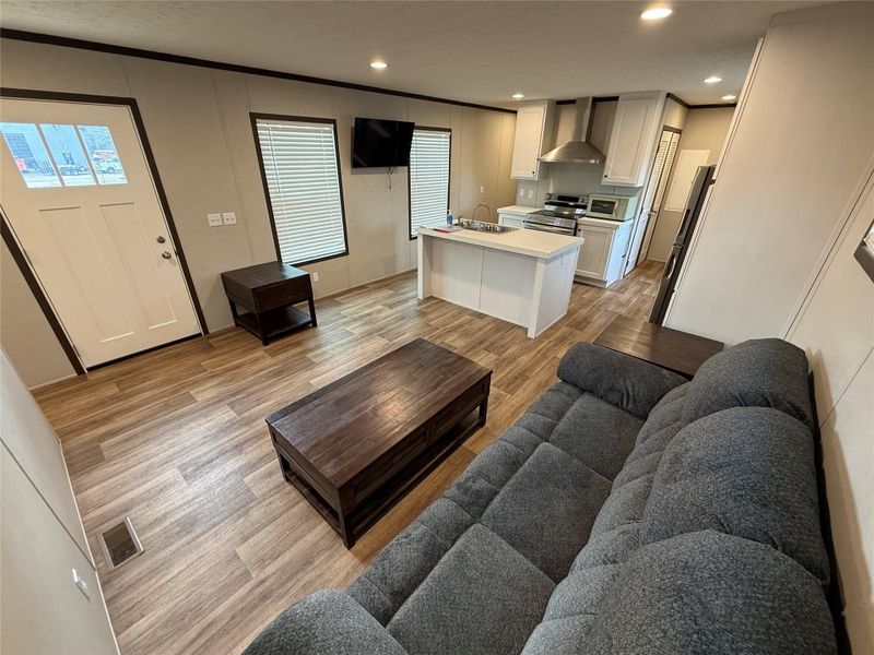 Furnished interior view inside a new home in , Wells (Image 3). Furnished interior view inside a new home in , Wells (Image 3).